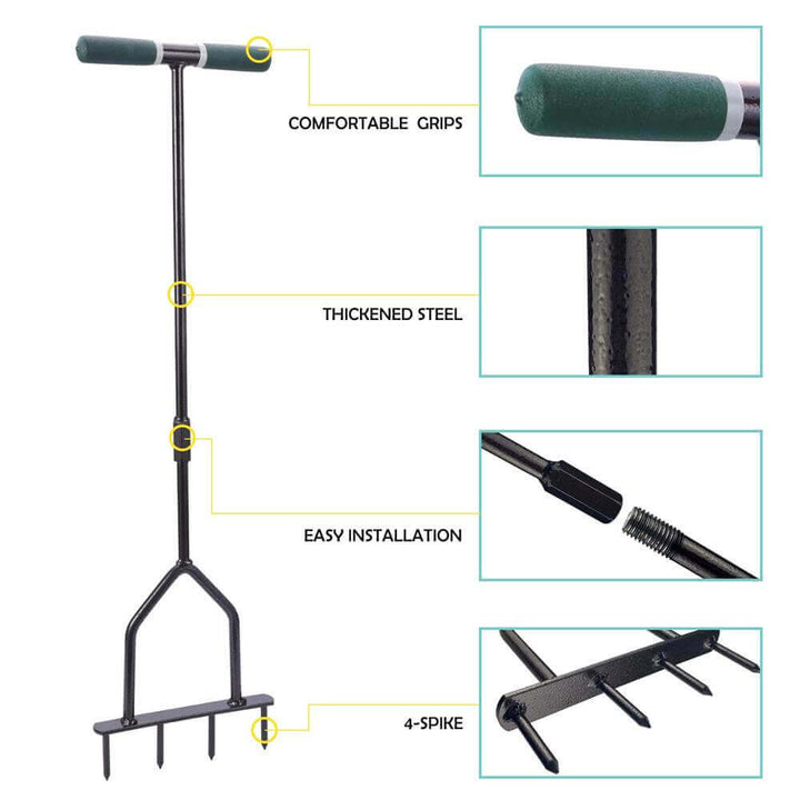 manual lawn aerator