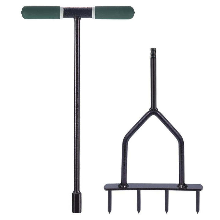 manual lawn aerator