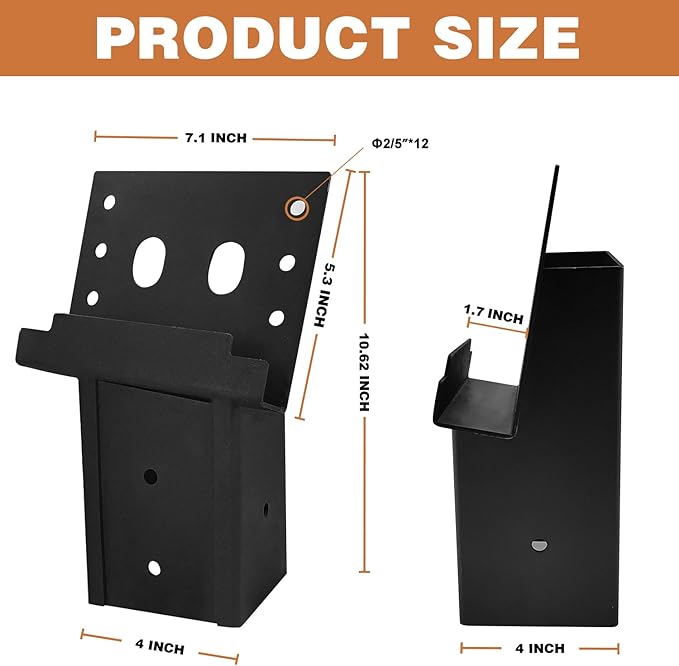 MIXXIDEA Metal Elevated Deer Blind Bracket