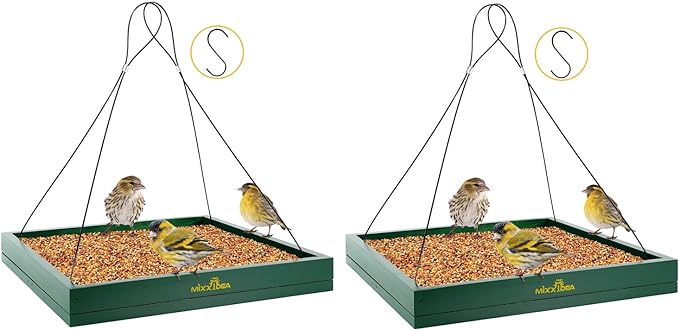 MIXXIDEA Bird Feeder Hanging Tray