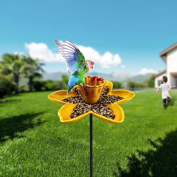 MIXXIDEA Sunflower Small Stick into Ground Cute Tray