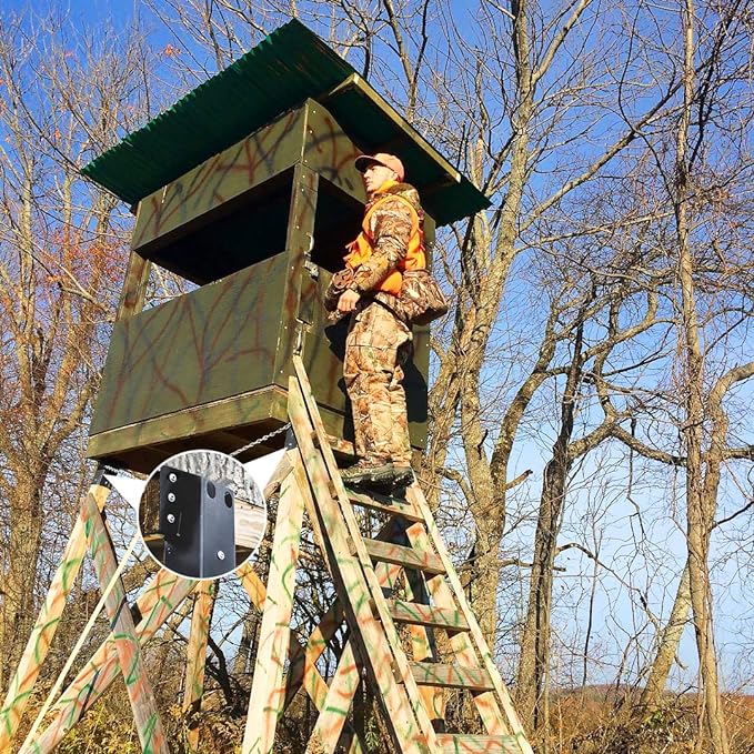 MIXXIDEA Metal Elevated Deer Blind Bracket