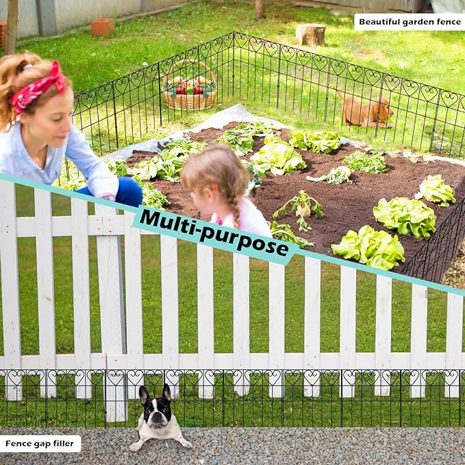Decorative Metal Garden Fence