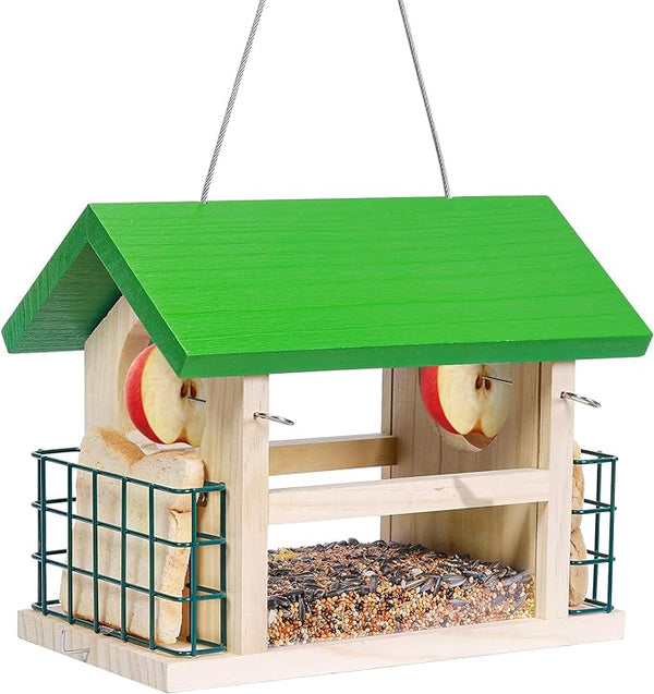 Green Roof Bird Hanging Feeder