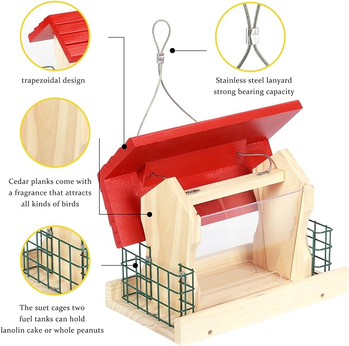 MIXXIDEA Bird Feeder Hooks